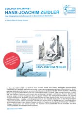 Vorankündigung Zeidler-Buch